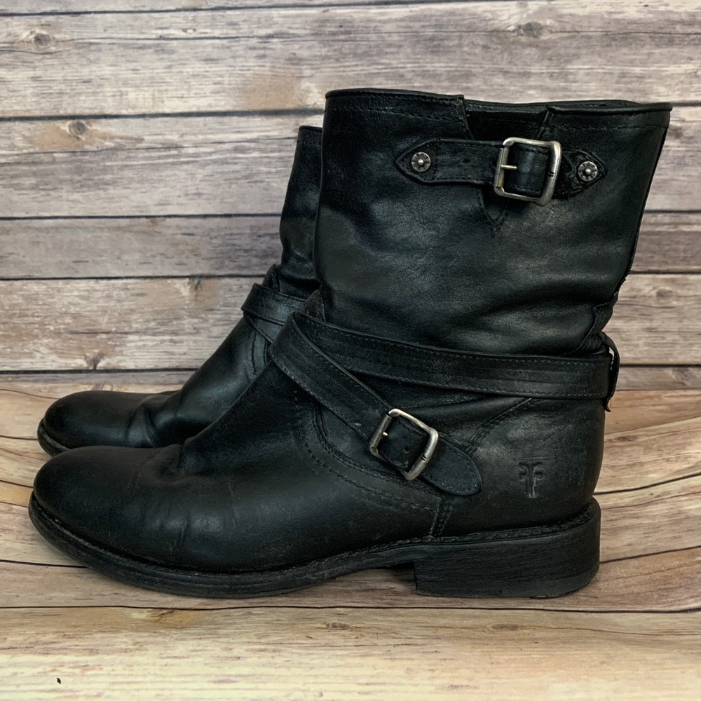 Frye Black Leather Boot